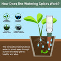 10-Pack: Spikes Teracotta Plant Watering Device by DailySale