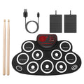 10 Pads Electric Drum Set Foldable by DailySale