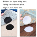 10-Pairs: Anti Curling Carpet Tape Rug Gripper Velcro by DailySale