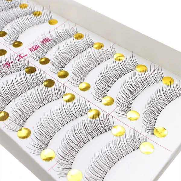 10-Pairs: Makeup Handmade Natural Fashion Long False Eyelashes Eye Lashes by DailySale