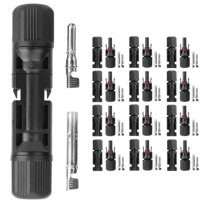 10-Pairs: Solar Panel Connectors by DailySale