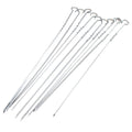 10-Piece: 15 Inches Stainless Steel Kabob Skewers by DailySale
