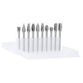 10-Piece: Double Cut Carbide Rotary Die Grinder Bit Set by DailySale