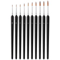 10-Piece: Miniature Detail Paint Brush Set by DailySale