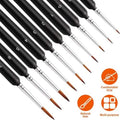 10-Piece: Miniature Detail Paint Brush Set by DailySale