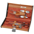 10-Piece: Pedicure, Manicure and Grooming Kit with Leather Case by DailySale