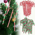 10-Piece: Plastic Candy Cane Ornaments by DailySale
