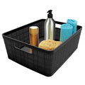 10-Piece: Plastic Woven Storage Basket Set-Nested by DailySale