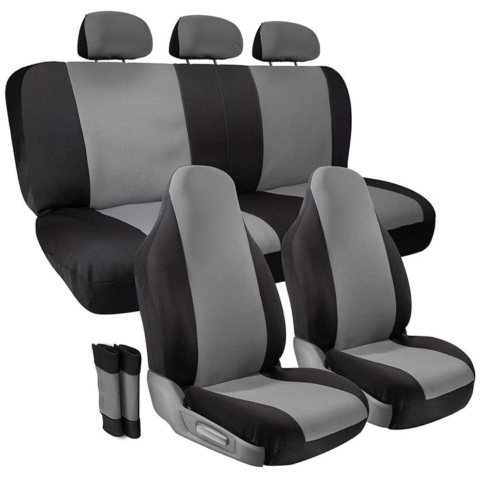 10-Piece Set: OxGord Two-Tone Non-Slip Grip Control Car Seat Cover by DailySale