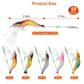 10-Piece: Silicon Shrimp Bait Set by DailySale