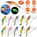 10-Piece: Silicon Shrimp Bait Set by DailySale