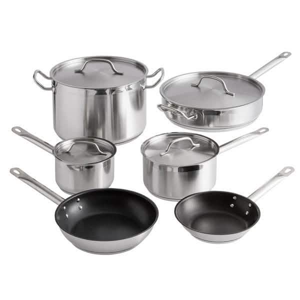 10-Piece: Vigor Stainless Steel Induction Ready Cookware by DailySale