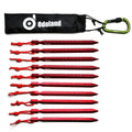 10-Pieces: Camping Superior Aluminum Tent Stake Carabiner Set by DailySale