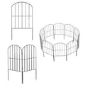 10-Pieces: Decorative Garden Fence Rustproof Iron Wire Arched Fence by DailySale