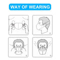 10-Pieces: Disposable KN95 Mask FFP by DailySale