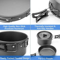 10-Pieces: ODOLAND Camping Cookware Mess Kit by DailySale