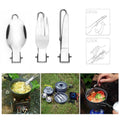 10-Pieces: ODOLAND Camping Cookware Mess Kit by DailySale