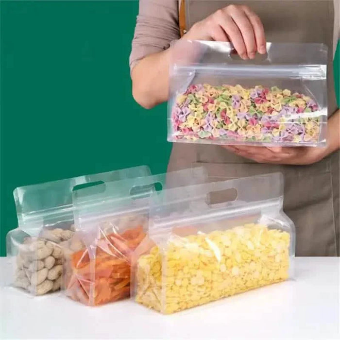 10-Pieces: Reusable Silicone Leakproof Food Storage Bags by DailySale