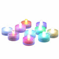 10-Pieces: RGB Submersible Waterproof LED Tea Lights Flameless Candles by DailySale