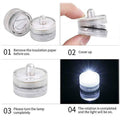10-Pieces: Warm White Submersible Waterproof LED Tea Lights Flameless Candles by DailySale