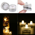 10-Pieces: Warm White Submersible Waterproof LED Tea Lights Flameless Candles by DailySale
