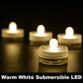 10-Pieces: Warm White Submersible Waterproof LED Tea Lights Flameless Candles by DailySale