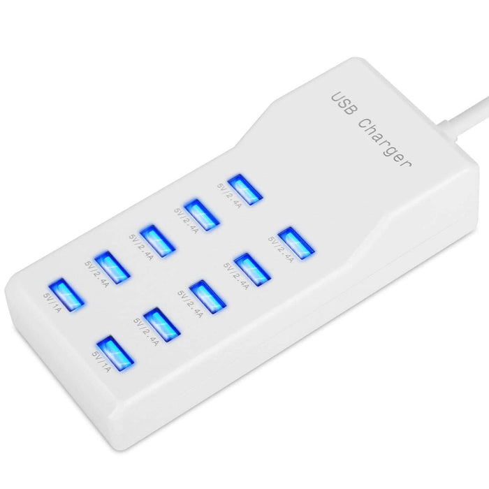 10-Ports 50W USB Wall Fast Charging Power Adapter by DailySale