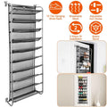 10-Tier Over the Door Shoe Rack Organizer Holder Hanging Storage Shelf by DailySale