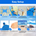 10 x 10 ft Sun Shelter Family Beach Tent Outdoor Shade UPF50+ with Sandbag by DailySale