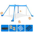 10 x 10 ft Sun Shelter Family Beach Tent Outdoor Shade UPF50+ with Sandbag by DailySale