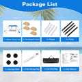 10 x 10 ft Sun Shelter Family Beach Tent Outdoor Shade UPF50+ with Sandbag by DailySale