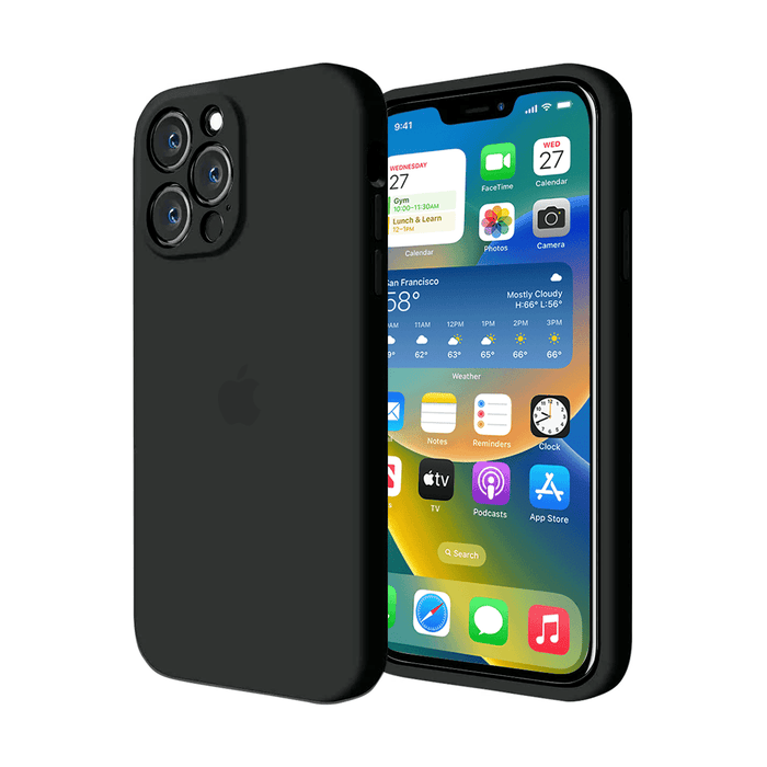 iPhone Camera Protection Silicone Case (Black) by Vogueen
