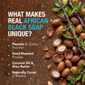 100% African Black Soap - Argan by AshantiNaturals