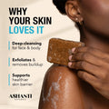 100% African Black Soap - Argan by AshantiNaturals