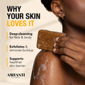 100% African Black Soap - Fragrance Free by AshantiNaturals