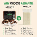 100% African Black Soap - Tea Tree by AshantiNaturals