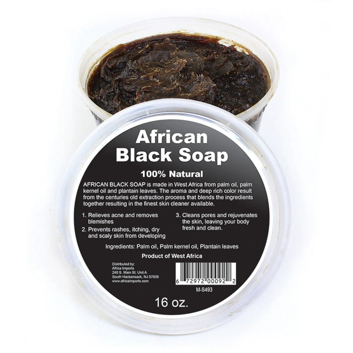 100% Authentic African Black Soap Paste – Deep Cleansing & Skin Detox by Duma Mbili LLC