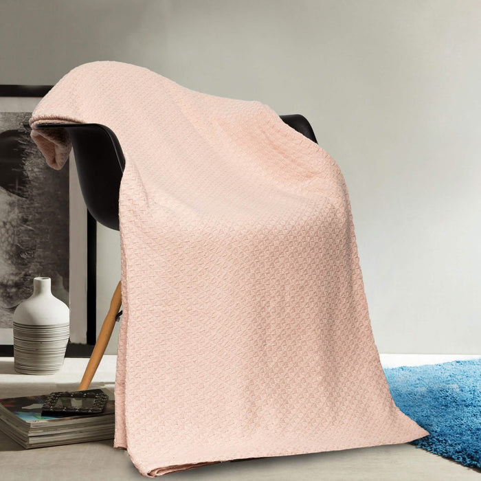 100% Cotton Oversized Heavy Super Soft Throw Blanket Cover by DailySale
