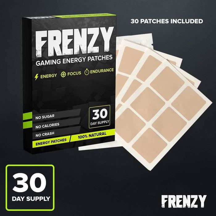 100% Natural Frenzy Gaming Energy Patches by DailySale