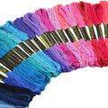 100-Pack: ATDAWN Rainbow Color Embroidery, Cross Stitch Threads by DailySale