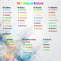 100-Pack: Colored Gel Pens Set by DailySale