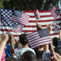 100-Pack: USA 4x6 in Wooden Stick Flag by DailySale