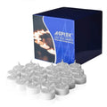 100-Piece: Amber Yellow LED Candle Tea Light Flameless Steady Tealight by DailySale