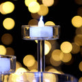 100-Piece: Cool White LED Tealight Flameless Smokeless Candles by DailySale