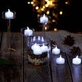 100-Piece: Cool White LED Tealight Flameless Smokeless Candles by DailySale