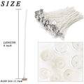 100-Piece: EricX Light Cotton Candle Wick 6" Pre-Waxed for Candle Making by DailySale