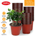 100-Piece: Plastic Plant Nursery Pots by DailySale