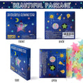 100-Pieces: Colorful Luminous Stars Plastic Wall Sticker by DailySale