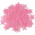 100-Pieces: Colorful Luminous Stars Plastic Wall Sticker by DailySale