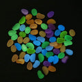 100-Pieces: Glow in the Dark Luminous Stones by DailySale